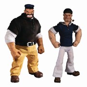 ワン12コレクティブ POPEYE： ポパイ＆ブルート ストーミー・シーズ・アヘッド 1/12 アクションフィギュア ボックスセット [1/12スケール 塗装済み可動フィギュア 全高約180mm]