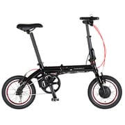折りたたみ電動アシスト自転車 14インチ 4.0Ah TRANS MOBILLY(トランスモバイリー)NEXT140 ウルトラライトE-BIKE ブラック