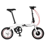 折りたたみ電動アシスト自転車 14インチ 4.0Ah TRANS MOBILLY(トランスモバイリー)NEXT140 ウルトラライトE-BIKE ホワイト
