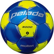 ペレーダ3000 F4L3000BL メタリックブルー×ライトイエロー 4号 検定球 [サッカーボール]