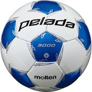 ペレーダ3000 F4L3000WB ホワイト×メタリックブルー 4号 検定球 [サッカーボール]