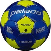 ペレーダ4000 F5L4000BL メタリックブルー×ライトイエロー 5号 検定球 [サッカーボール]