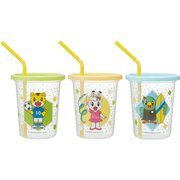 SIH3ST ストロー付タンブラー 320ml 3個 しまじろう スポーツ [キャラクターグッズ]