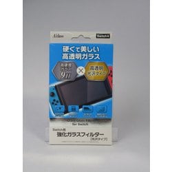 370773 [Nintendo Switch用 強化ガラスフィルター 光沢タイプ]