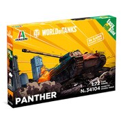 IT34104 WW.II パンター World of Tanks [1/72スケール プラモデル]