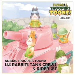 ヨドバシ Com Zlpla ジルプラ Atn 001 ノンスケール うさタン M4シャーマン 戦車兵 搭乗兵セット レジンキット 通販 全品無料配達