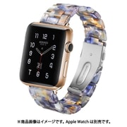 AW-TORT44-BL [Apple Watch 44mm 用 べっ甲ベルト ブルー]