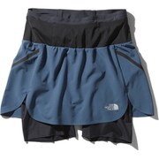 フライウェイトレーシングスカート Flyweight Racing Skirt NBW41978 (SB)シェイディーブルー Mサイズ [インナー付きランニングスカート レディース]
