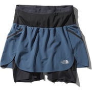 フライウェイトレーシングスカート Flyweight Racing Skirt NBW41978 (SB)シェイディーブルー Lサイズ [インナー付きランニングスカート レディース]