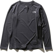 ロングスリーブフラッシュドライ3Dクルー L/S FlashDry 3D Crew NTW12076 ミックスチャコール(ZC) Mサイズ [アウトドア カットソー レディース]