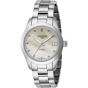 コンクエストクラシック ホワイトパール 腕時計 並行輸入品 2年保証 L2.385.4.87.6
