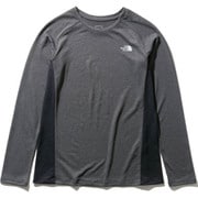 ロングスリーブGTDメランジクルー L/S GTD Melange Crew NTW12096 (ZC)ミックスチャコール Mサイズ [アウトドア カットソー レディース]