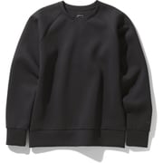 テックエアースウェットクルー Tech Air Sweat Crew NTW12087 （K）ブラック Lサイズ [アウトドア スウェット レディース]