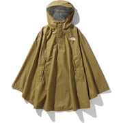 アクセスポンチョ ACCESS Poncho NP11932 (BK)ブリティッシュカーキ WMサイズ [アウトドア ポンチョ レディース]