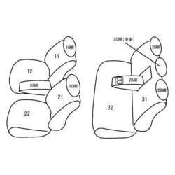 ヨドバシ.com - クラッツィオ Clazzio ET-1030 [シートカバー 全席