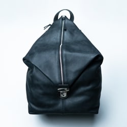 MMMA [MARCEL カーフレザーバックパックBLACK 黒]