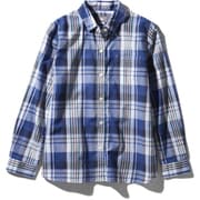 ロングスリーブ バハダネイチャーシャツ L/S Bajada Nature Shirt NRW11957 ブルー(B) Lサイズ [アウトドア シャツ レディース]