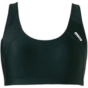 ブラトップ（縫い込みパッド仕様） SAR-8144W （BLK）ブラック Sサイズ [スイミング 水着用 インナーブラ レディース]