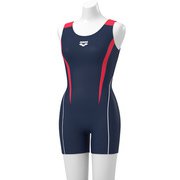オールインワンサシコミフィットパッド FLA-9930WE ネイビーN×レッド XAサイズ [水着 レディース]