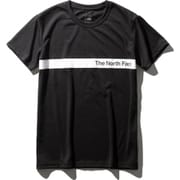 ショートスリーブシンプルラインドティー S/S Simple Lined Tee NTW32046 ブラック(K) Sサイズ [アウトドア カットソー レディース]