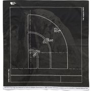 TNFブループリントバンダナ TNF Blue Print Bandana NN22003 (K)ブラック [スポーツウェアアクセサリ バンダナ]