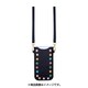 16756 [IPHORIA スマートフォン用 ポーチ Black & Colorful Pearls]