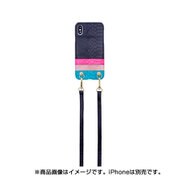 16752 [IPHORIA iPhone X/XS 用 ケース Black To Blue with Black Strap]