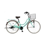 シティサイクル RYフロートミックス266-B 26インチ 外装6段 ライトグリーン MK-20-039