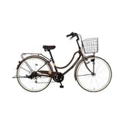 シティサイクル RYフロートミックス266-B 26インチ 外装6段 ダークブラウン MK-20-039