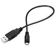 USB ケーブル（黒） 30cm