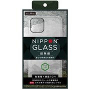TY-IP19S-CGC-GNCCBK [iPhone 11 Pro用 NIPPON CASE 超極堅 背面クリア ガラスケース/レンズリング ブラック]