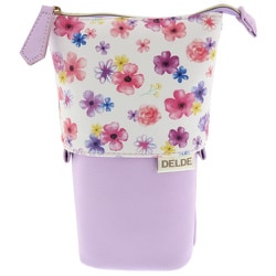 Sun-Star Delde Slide Pen Pouch - Happy Fleur - Blush - Limited