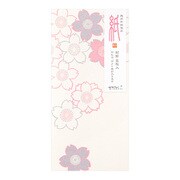 封筒 412 多目的 シルク 桜柄 ピンク 85412006