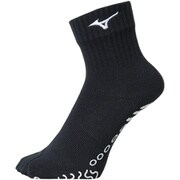 V2MX801590 [ショートソックス 5本指 ユニセックス ブラック×ホワイト 25-27cm]