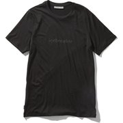 テックライト ショートスリーブ クルー アイスブレーカーロゴ M TECH LITE SS CREWE ICEBREAKER LOGO IT22016 ブラック(K) Sサイズ [アウトドア カットソー メンズ]