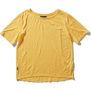 ネイチャーダイ ショートスリーブ クルー W NATURE DYE SS CREWE ITW22071 (NA)ナノハナ Mサイズ [アウトドア カットソー レディース]