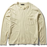 ネイチャーダイ ロングスリーブ ポケットクルー M NATURE DYE LS POCKET CREWE IT12073 (TK)ツクシ Sサイズ [アウトドア カットソー メンズ]
