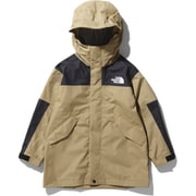 マウンテンレインコート Mountain Rain Coat NPJ12004 （KT）ケルプタン 150サイズ [アウトドア ジャケット キッズ]