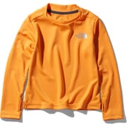 ロングスリーブサンライズティー L/S Sunrise Tee NTJ11914 フレームオレンジ(FO) 150サイズ [アウトドア トップス キッズ]