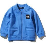 スウェットロゴジャケット Sweat Logo Jacket NTB11961 (CB)クリアレイクブルー 90サイズ [アウトドア ジャケット キッズ]