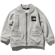 スウェットロゴジャケット Sweat Logo Jacket NTB11961 ミックスグレー(Z) 90サイズ [アウトドア ジャケット ベビー]