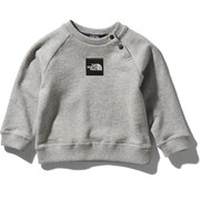 スウェットロゴクルー Sweat Logo Crew NTB61955 ミックスグレー(Z) 90サイズ [アウトドア トップス ベビー]