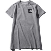 ガールズショートスリーブワンピースティー G S/S Onepiece Tee NTG32028 ミックスグレー(Z) 100サイズ [アウトドア トップス キッズ/ガールズ]