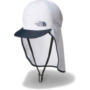 サンシェイドキャップ Kids' Sunshade Cap NNJ02005 ホワイト(W) KMサイズ [アウトドア キャップ]