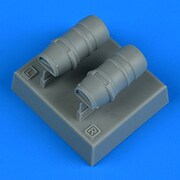 QIC48922 マッキ Mc.205 オイルクーラー ハセガワ用 [1/48スケール レジンパーツ]