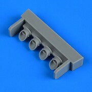 QIC48927 P-38F/G ターボーチャージャー エグゾースト タミヤ用 [1/48スケール レジンパーツ]