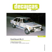 DCL-DEC031 フォード・エスコート RS1800 Mk.II ラリー・ファイアストン 1976 デカールセット [1/24スケール デカール]