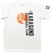 X513-811 00 ハイキュー！！ スポーツＴシャツ 烏野高校 ホワイト Sサイズ [キャラクターグッズ]