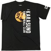 X513-811 40 ハイキュー！！ スポーツＴシャツ 烏野高校 ブラック Mサイズ [キャラクターグッズ]
