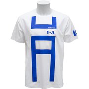 X513-821 00 僕のヒーローアカデミア Tシャツ 雄英高校 1-A（体操着柄） ホワイト Lサイズ [キャラクターグッズ]